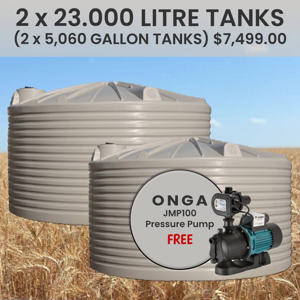 2 X 23000 Litre Tanks