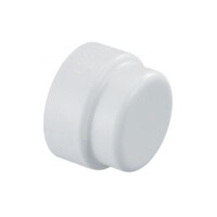 PVC Lock End Cap 1in 08680 PVC Lock - End Cap - 1in - 08680