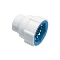PVC Lock Straight Connector 1in 1in MBSP 08678 PVC Lock - Straight Connector - 1in - 1in MBSP - 08678