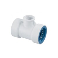 PVC Lock T Piece 1in 3 4 FBSP 08671 PVC Lock - T-Piece - 1in - 3-4 FBSP - 08671