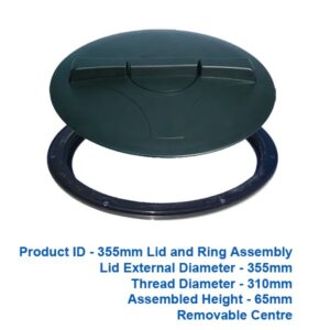 Lid and Ring - 355mm - $86.00